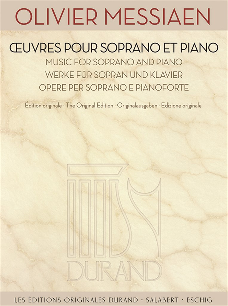 Œuvres pour soprano et piano